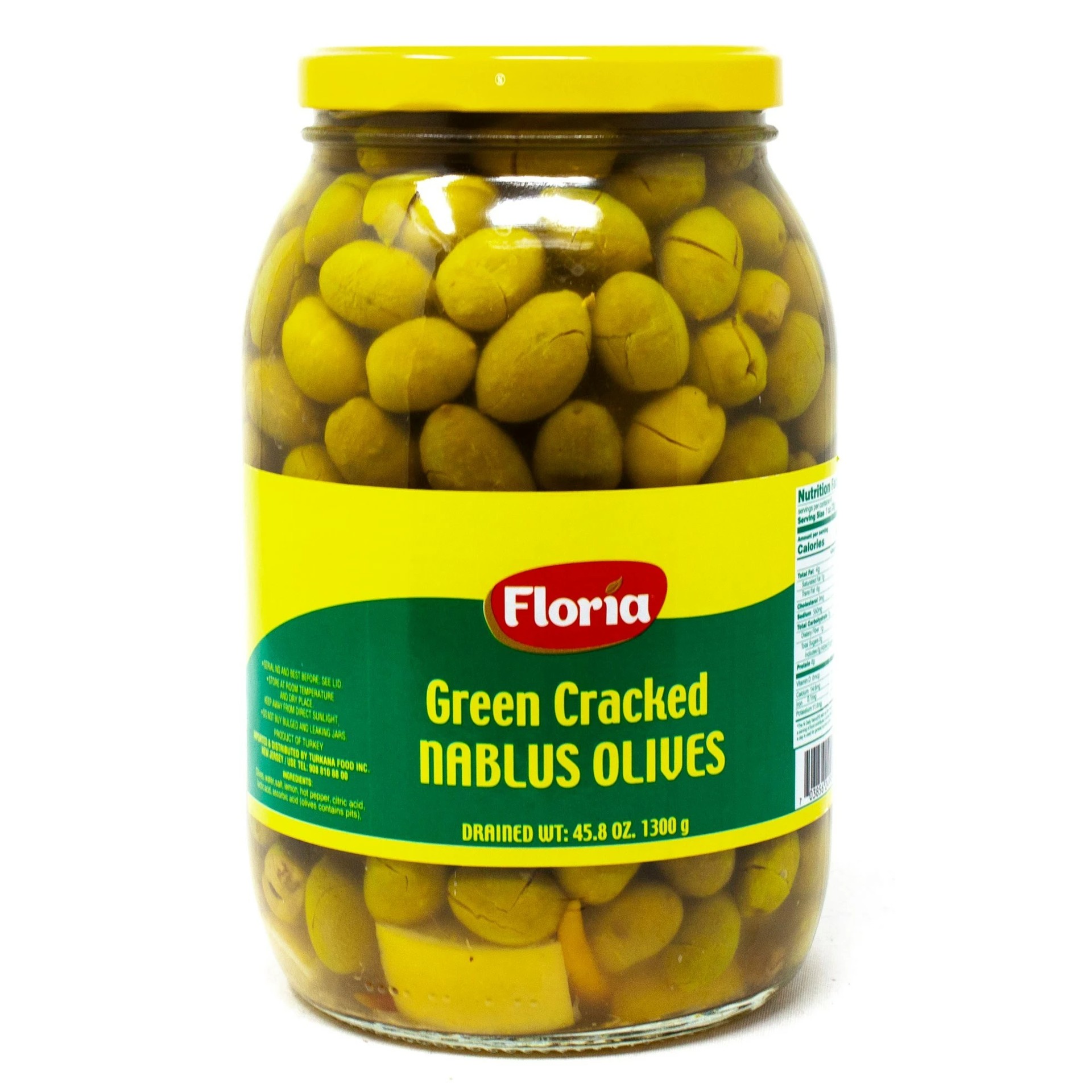 FLORIA GREEN CRACKED OLIVES 2 KG