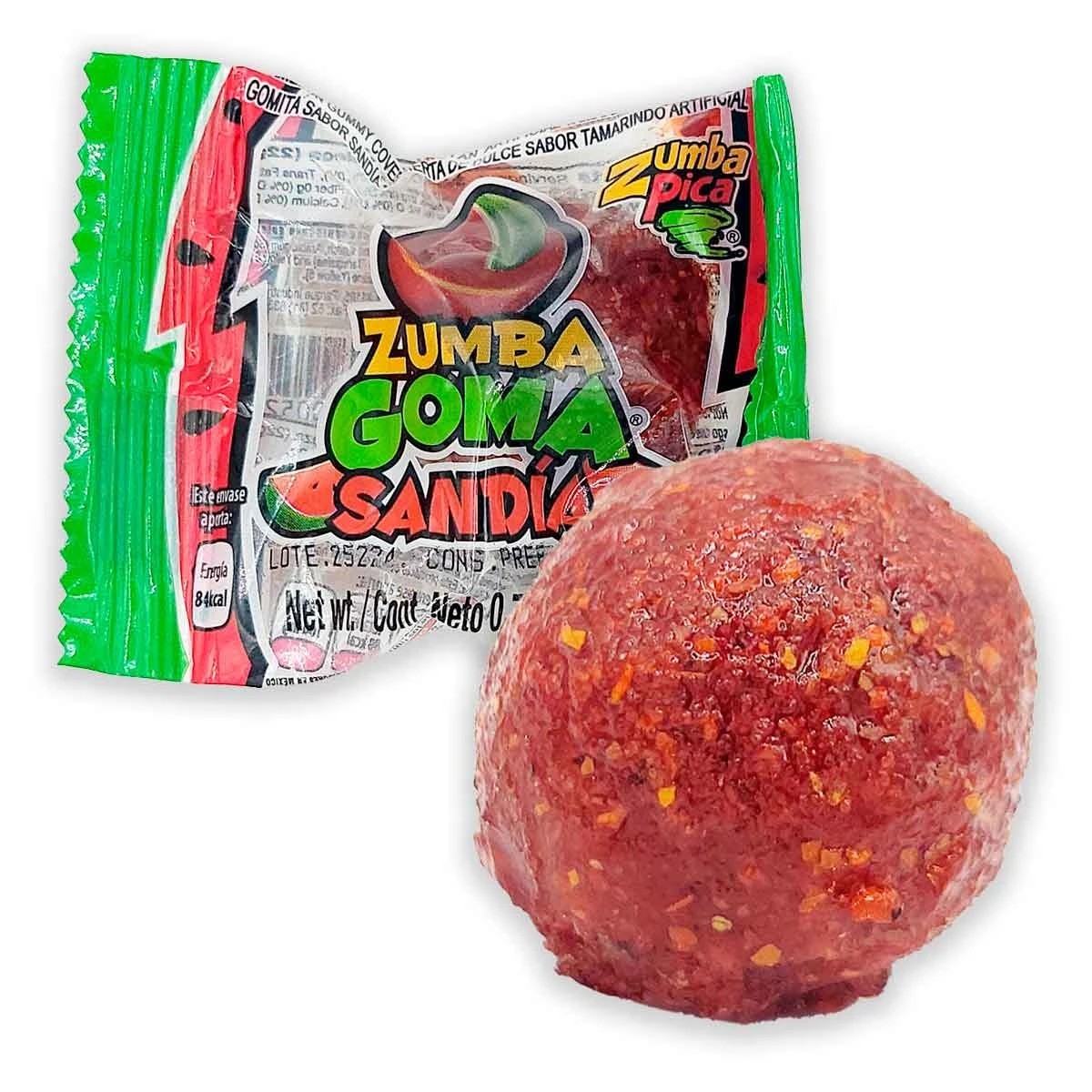ZUMBA GOMA SANDIA CANDY 20 Pieces 15.5 OZ