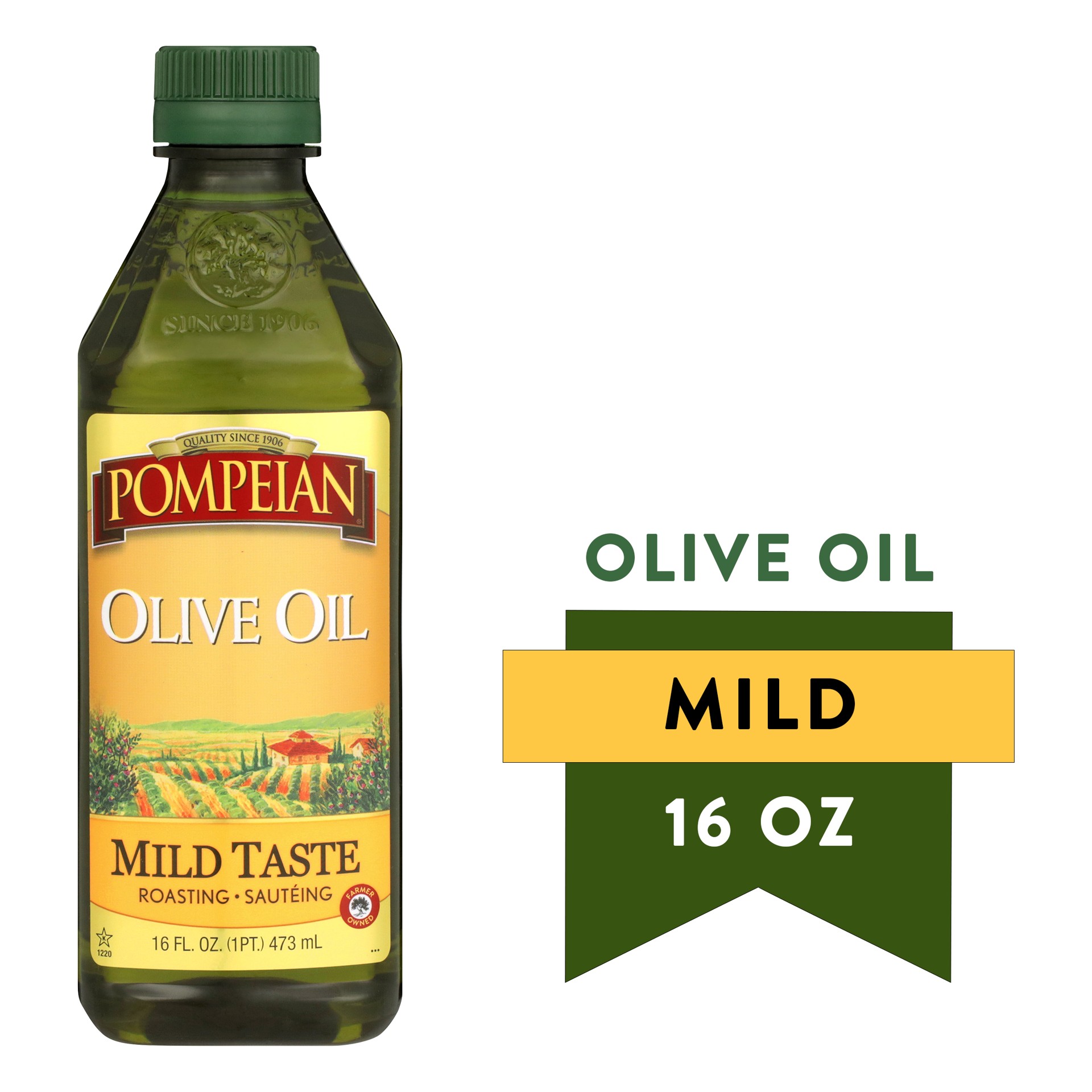 Pompeian Classic Pure Mild Olive Oil 16 FLOZ