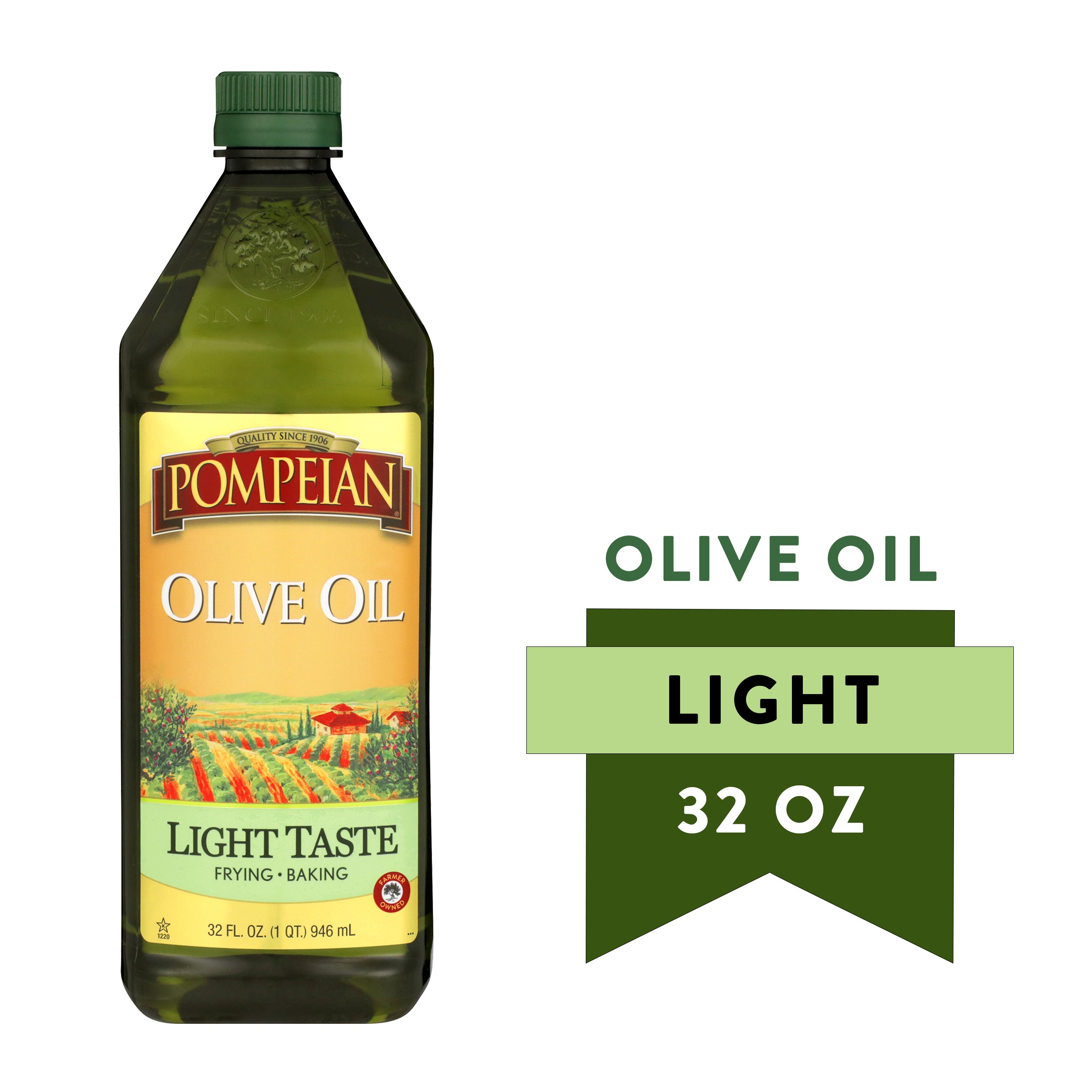 POMPEIAN EXTRA LIGHT OLIVE OIL           32 OZ
