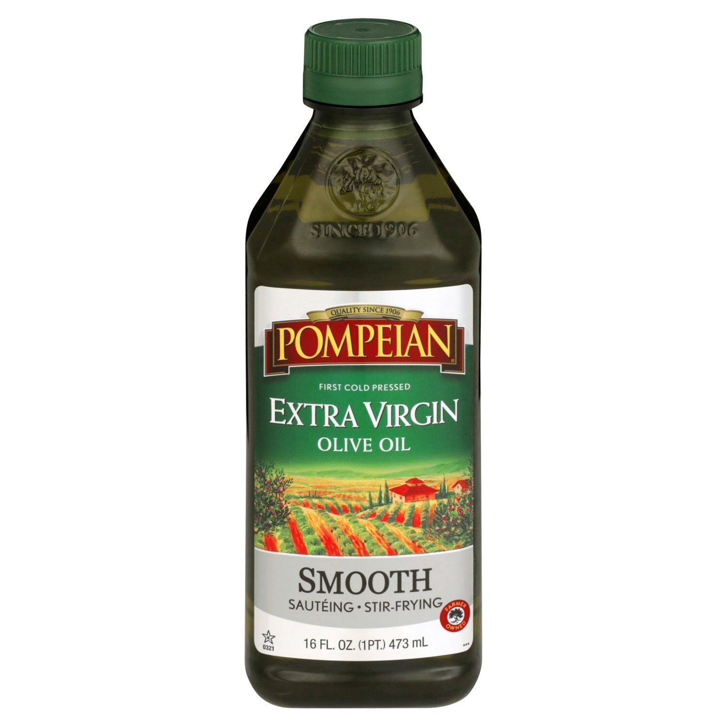 Pompeian Smooth Extra Virgin Olive Oil 16 Oz