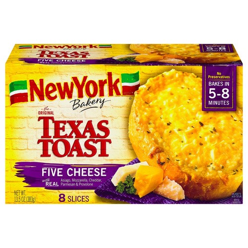 NEW YORK 5 CHEESE TEXAS TOAST 8 COUNT