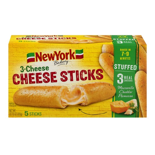 NEW YORK 3 CHEESE BREADSTICKS 5 COUNT