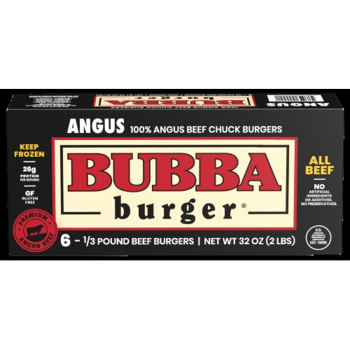 BUBBA BURGERS BEEF CHUCK ORIGINAL 32 OZ