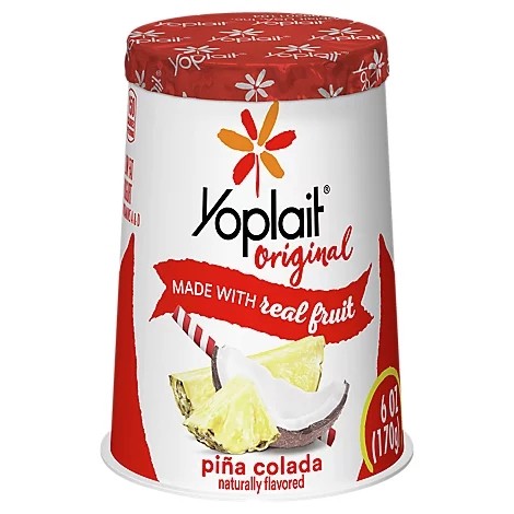YOPLAIT ORIGINAL PINA COLADA YOGURT      6 OZ