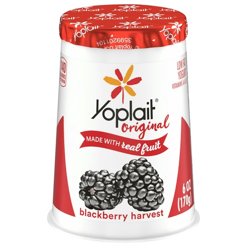 YOPLAIT BLACKBERRY HARVEST YOGURT        1 OZ