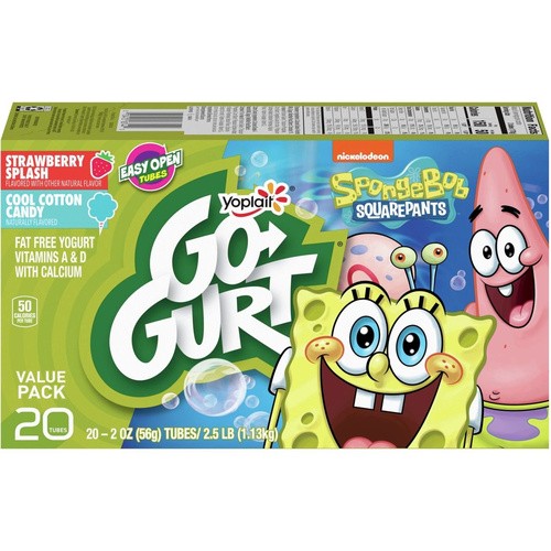 GOGURT STRWBERRY SPLASH/COTTON CANDY     32 OZ