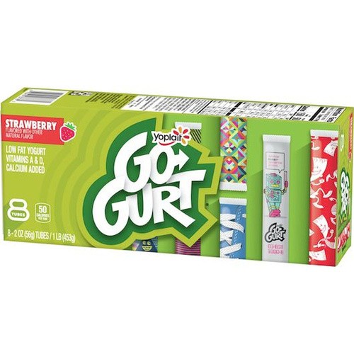 YOPLAIT GOGURT LF STRAW 16 OZ