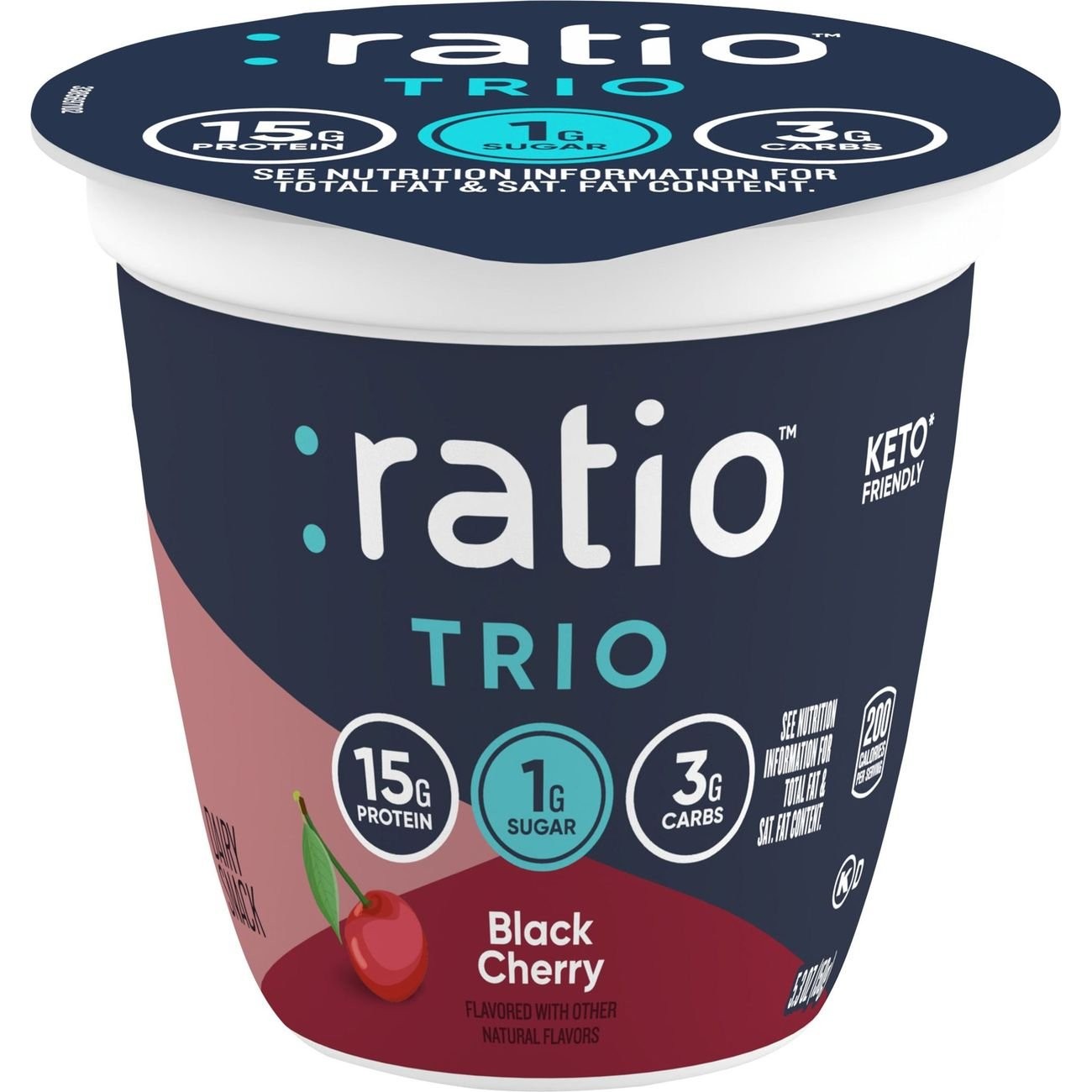 RATIO PROTEIN BLACK CHERRY YOGURT 5.3 OZ