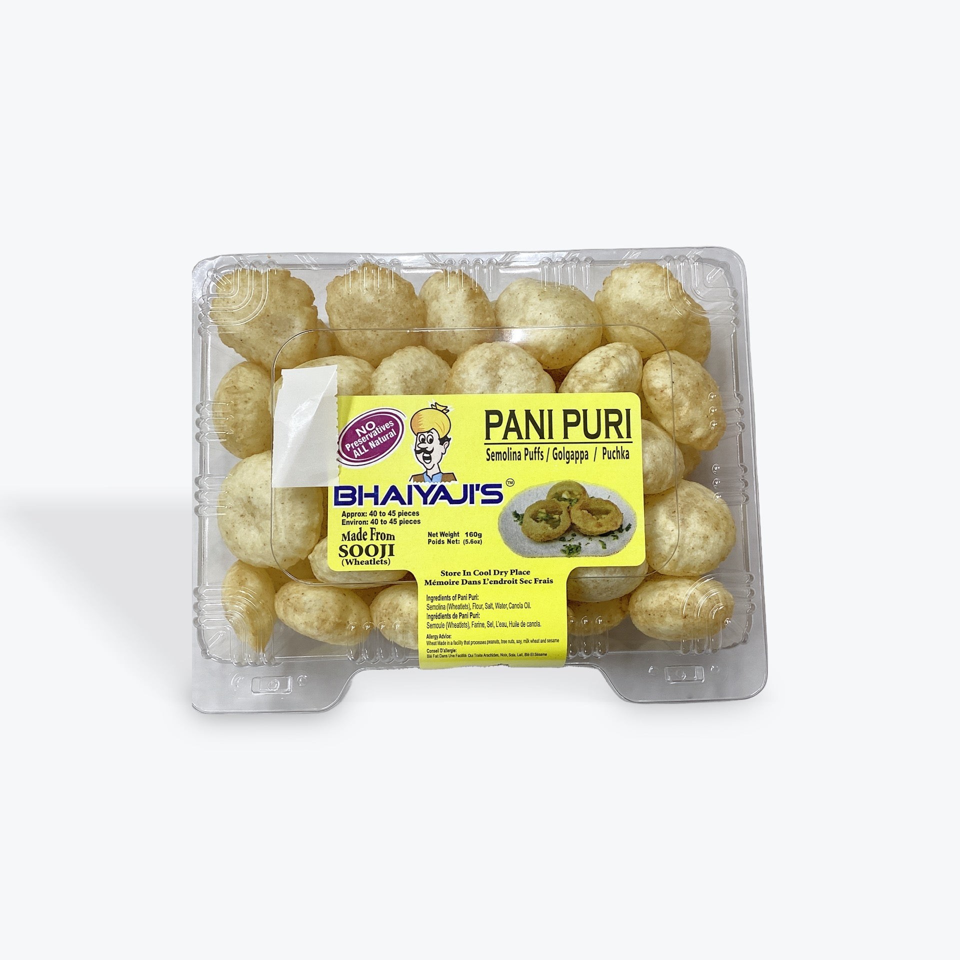 Bhaiyajis Pani Puri 160 GM