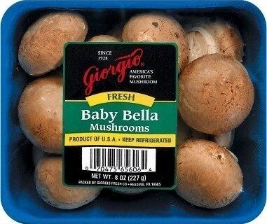 HIGHLINE WHOLE BRN MUSHROOMS 80 OZ