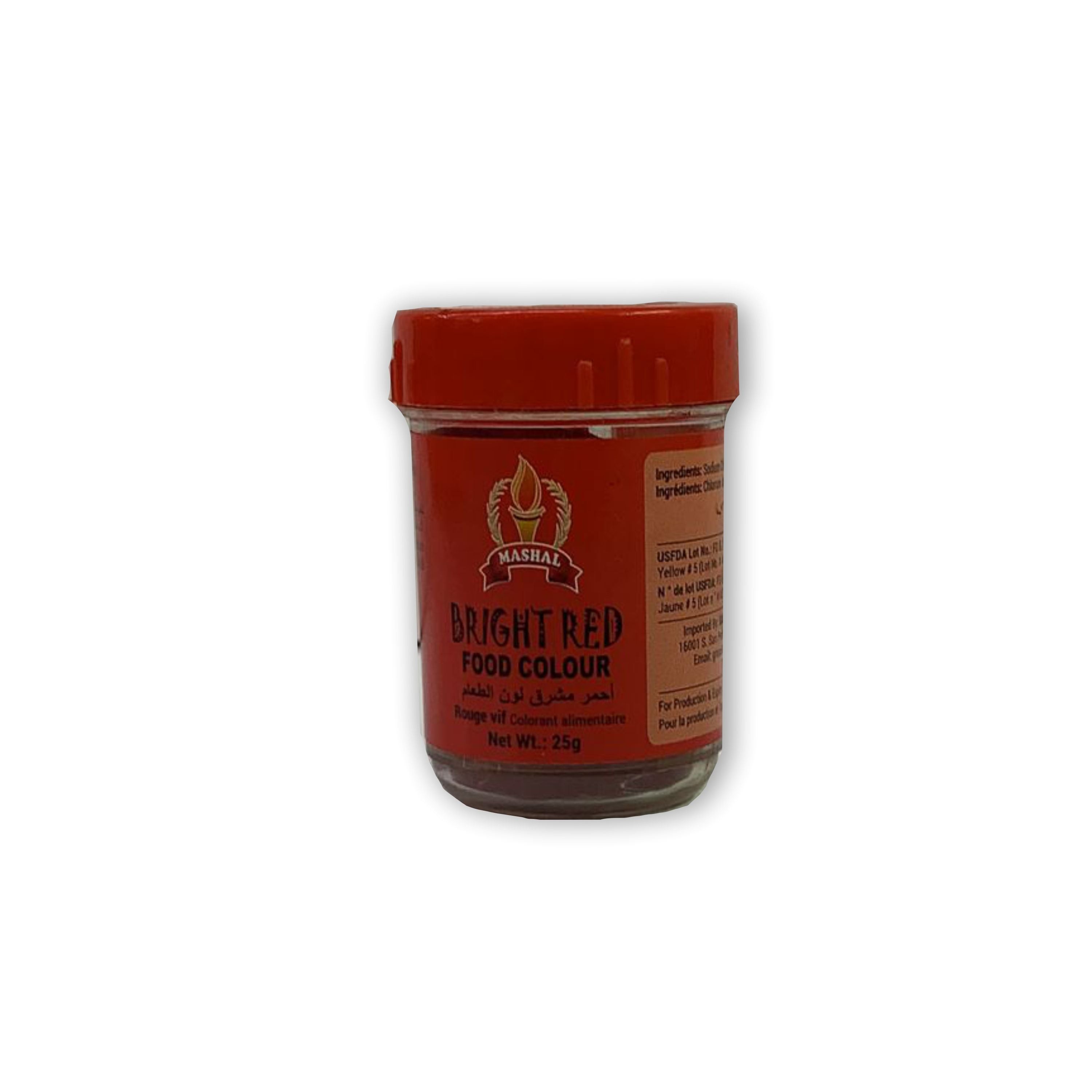 MASHAL BRIGHT RED FOOD CLR  25 GM