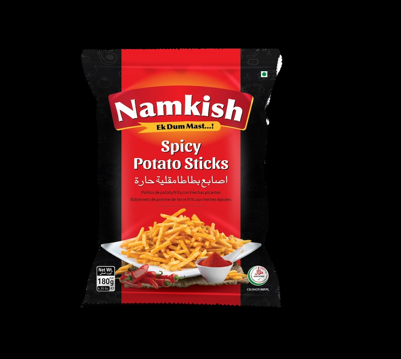 NAMKISH POTATO STICKS SPICY 180 GM