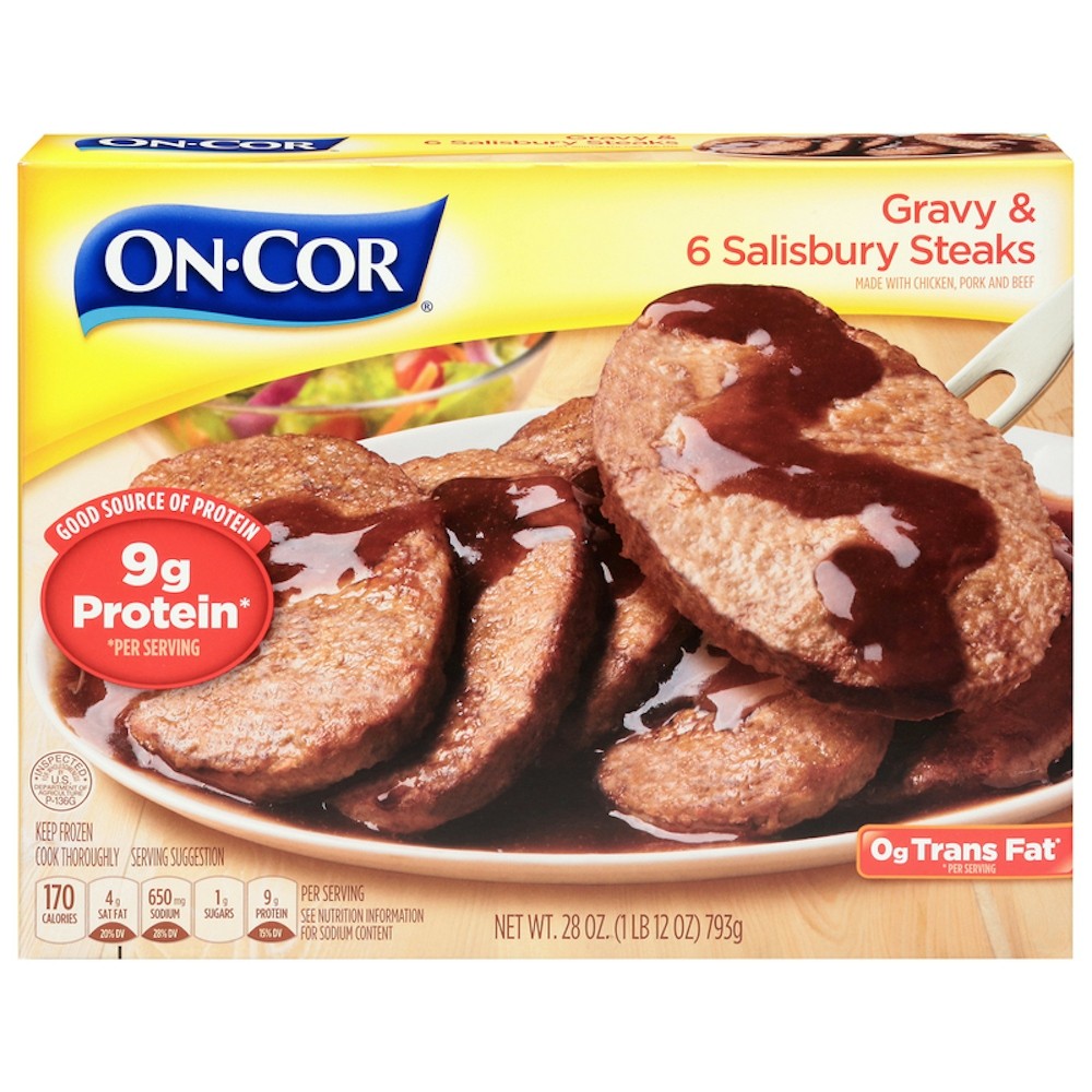 On Cor Salisbury Steaks 28 OZ