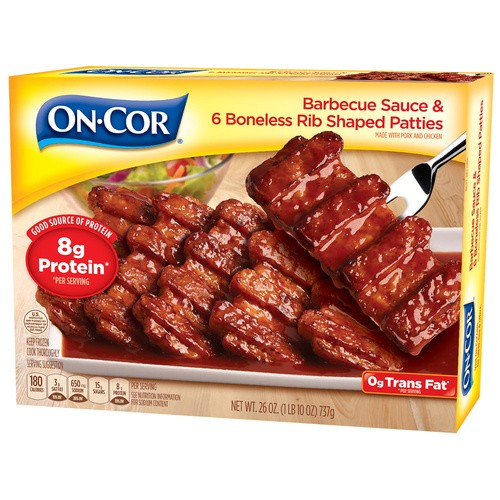 ON COR BBQ RIBS 26 OZ