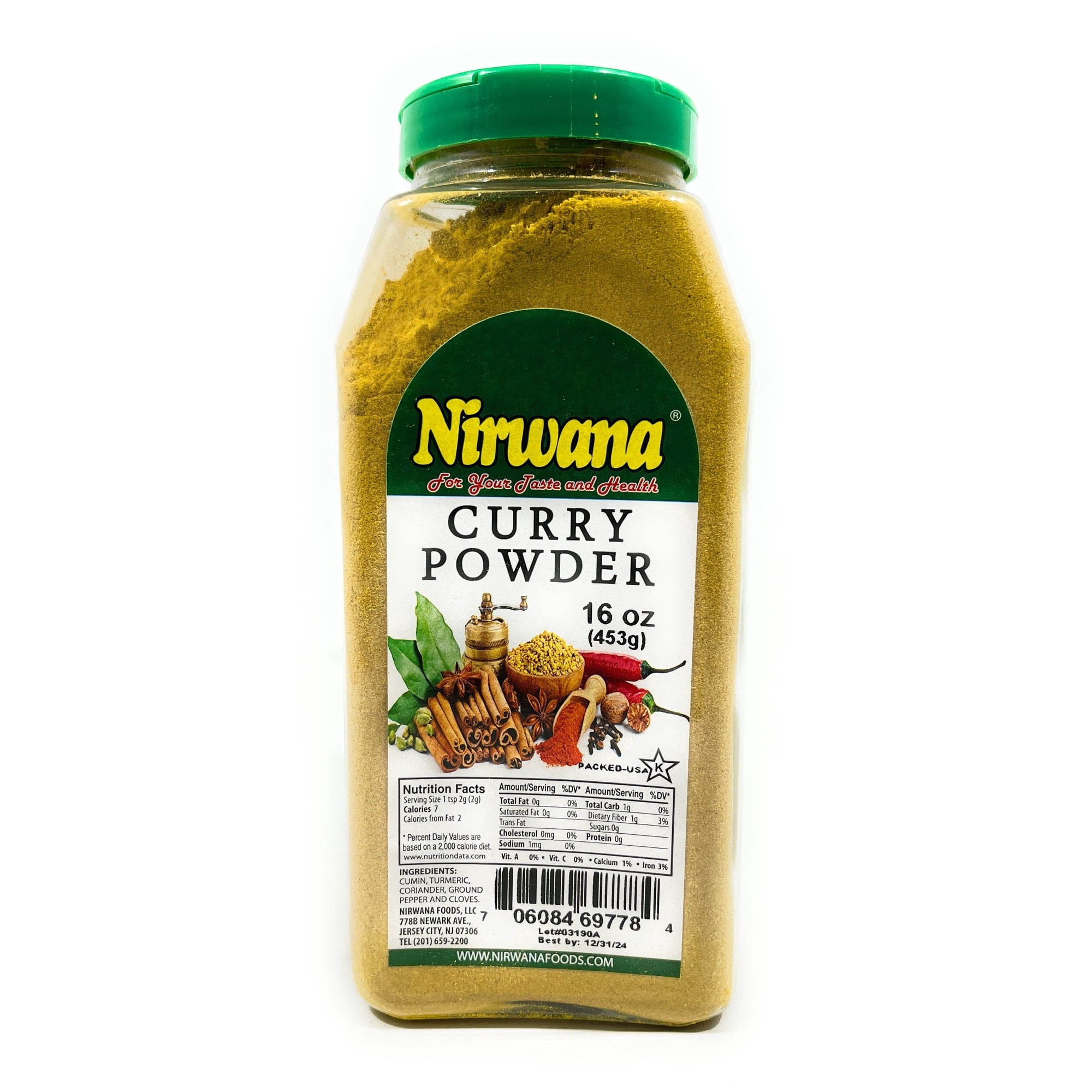 NIRWANA CURRY POWDER 453 GM