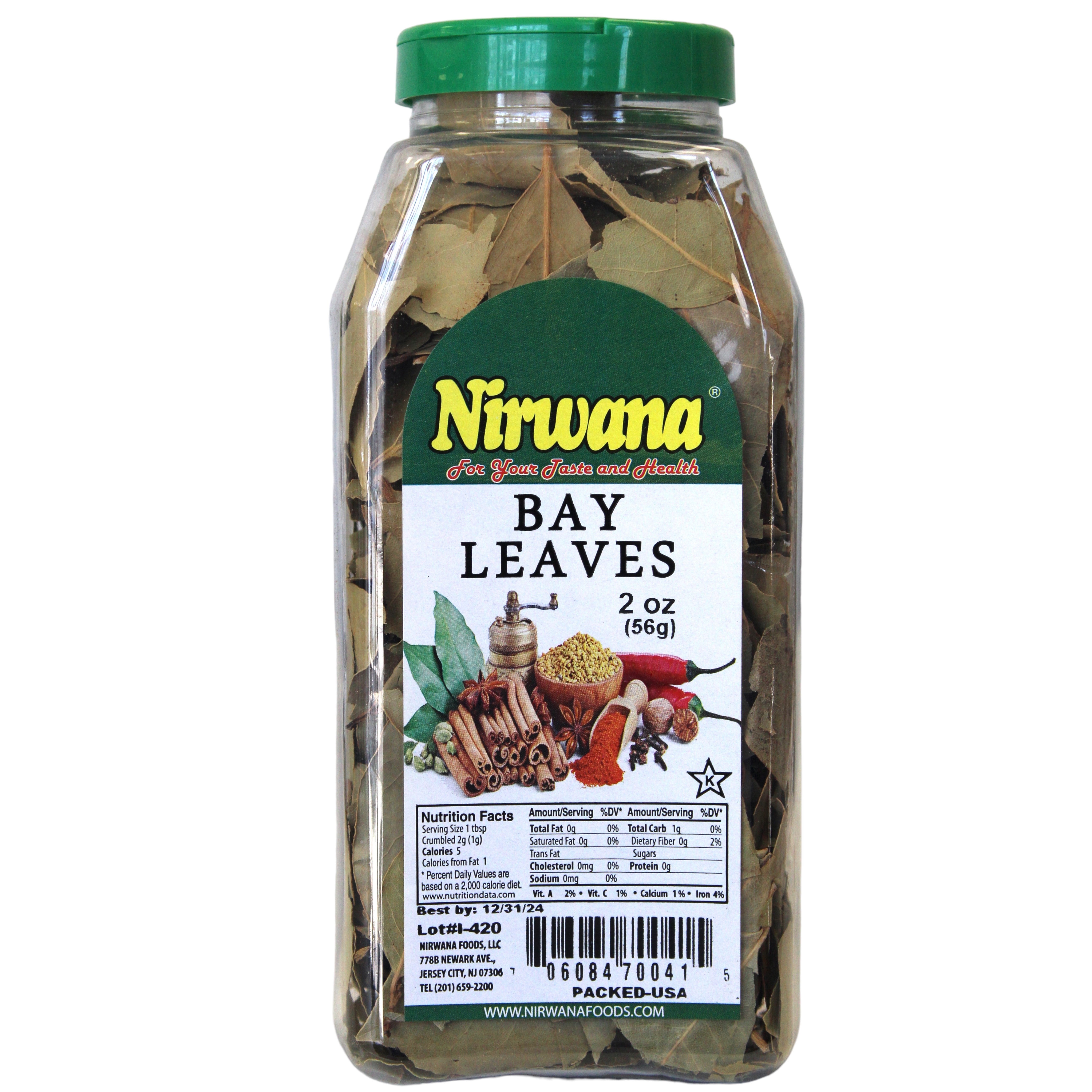 NIRWANA BAY LEAVES  56 GM
