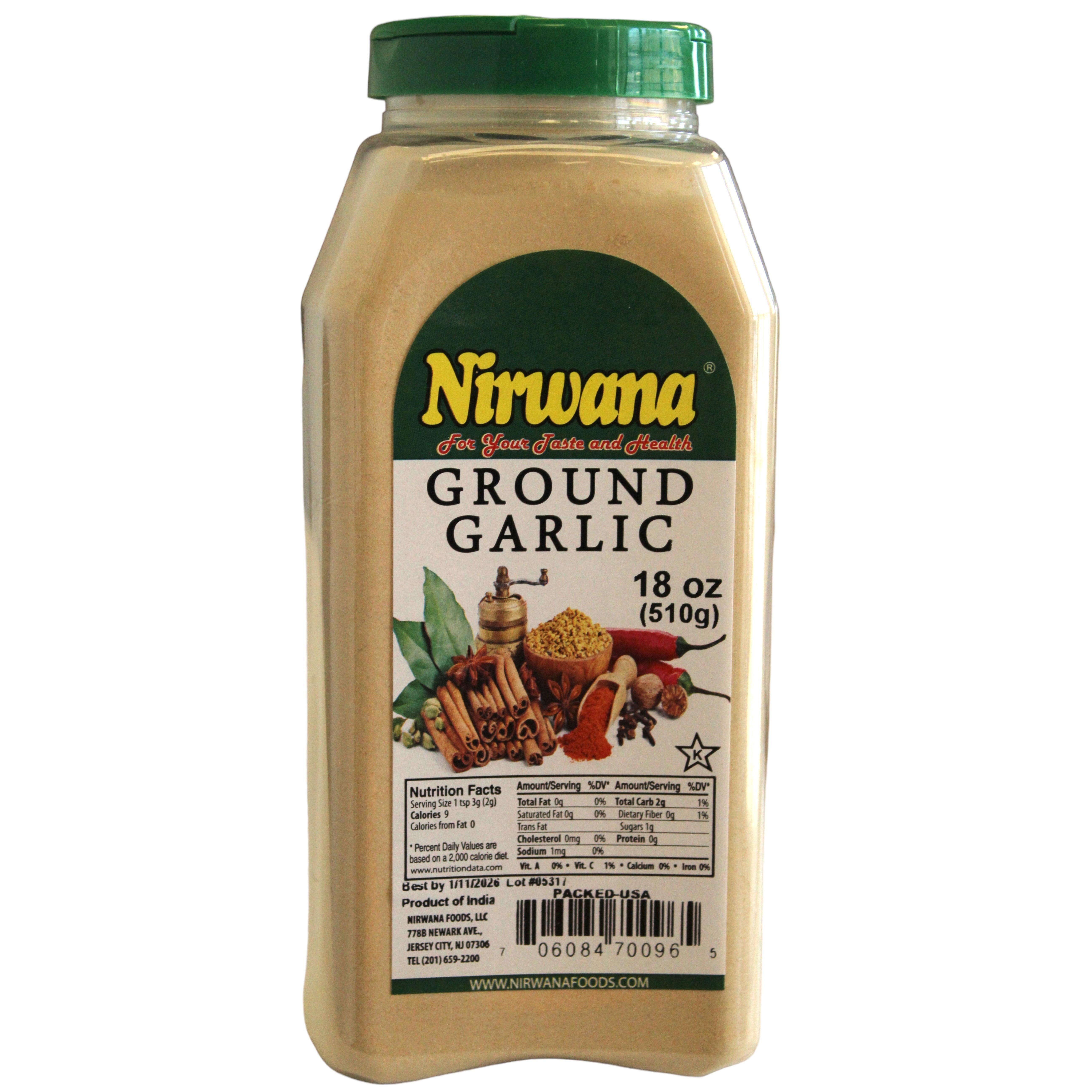 NIRWANA GROUND GARLIC 510 GM