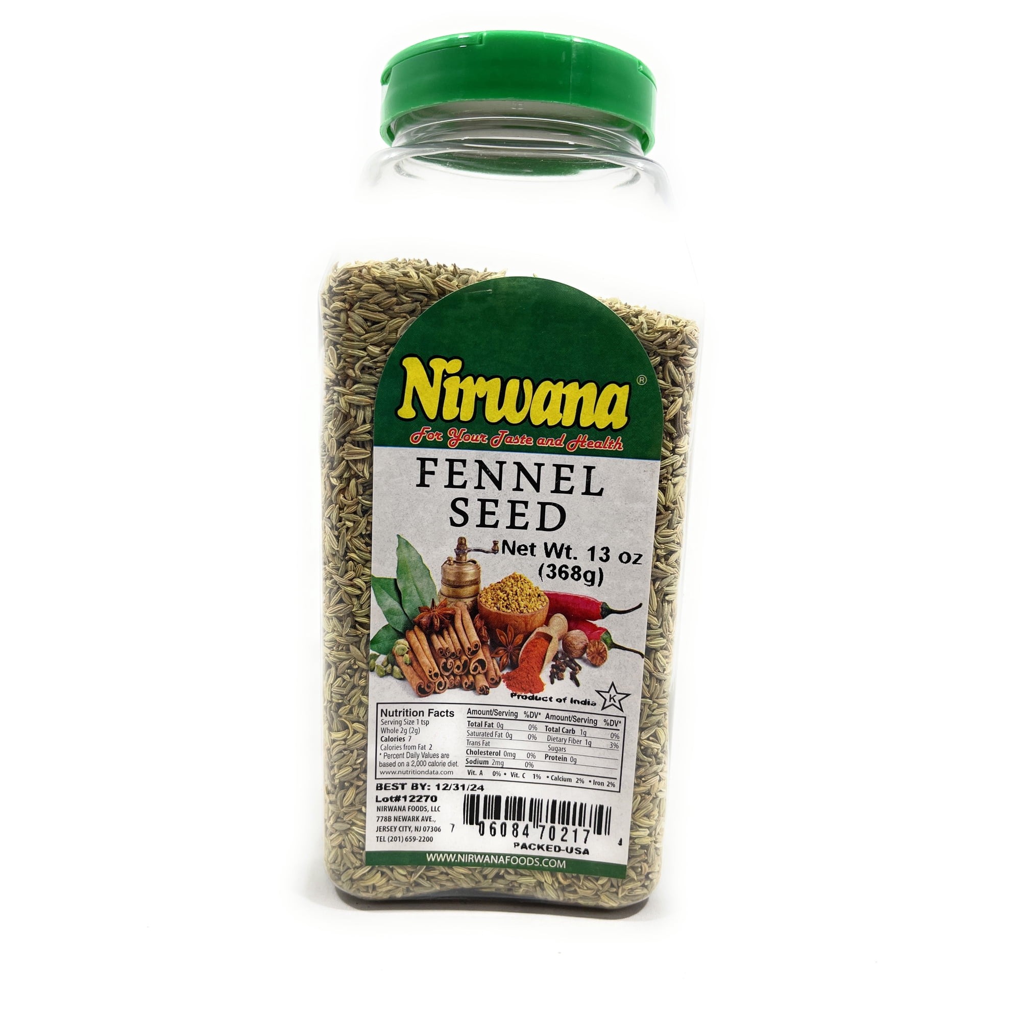 NIRWANA FENNEL SEED 368 GM