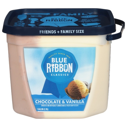 BLUE RIBBON CHOC/VANILLA                 128 OZ