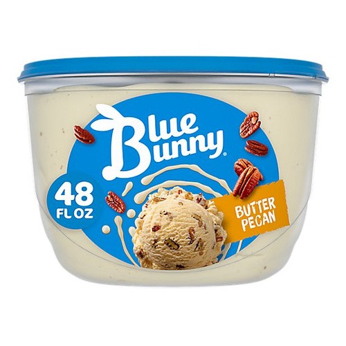 BLUE BUNNY BUTTER PECAN 48 OZ