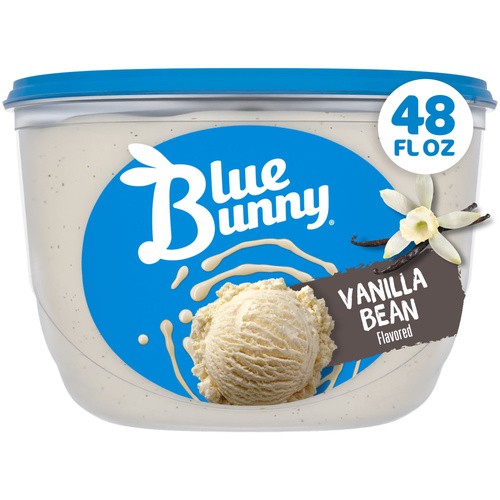 BLUE BUNNY VANILLA BEAN 48 OZ