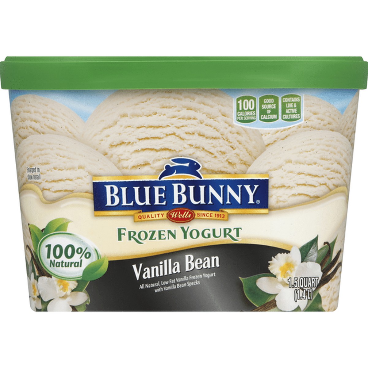 BLUE BUNNY VANILLA BANANA YOGURT         1 OZ