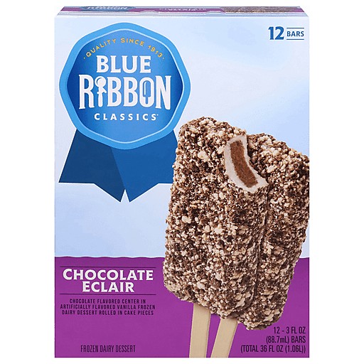 BLUE RIBBON CHOCOLATE ECLAIR BAR         12 COUNT