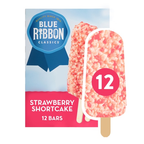 BLUE RIBBON STRAWBERRY SHORTCAKE BAR     12 COUNT