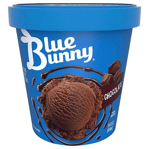 Blue Bunny Chocolate Ice Cream 14 OZ