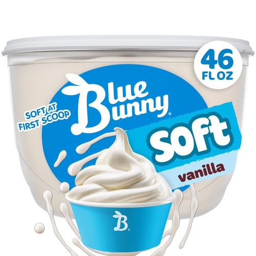 BLUE BUNNY SOFT VANLLA 46 OZ