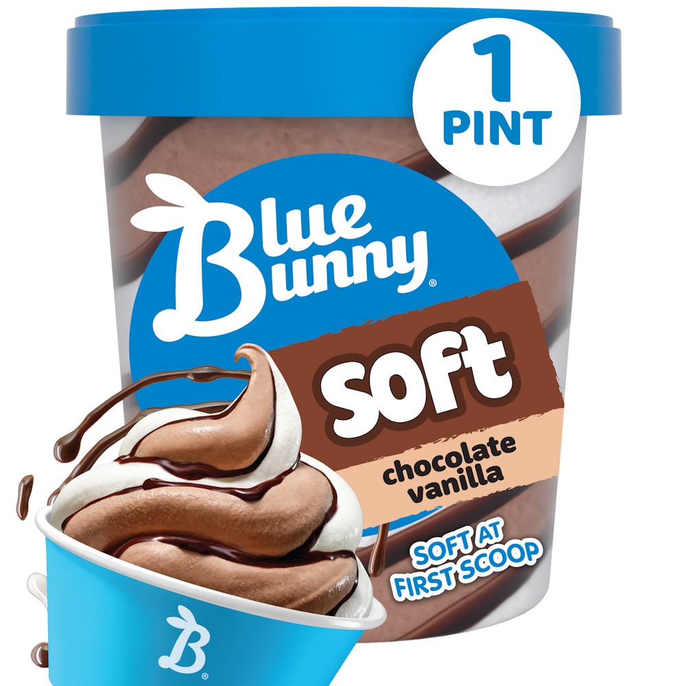 BLUE BUNNY TWIST ICE CREAM CH/VN         1 OZ