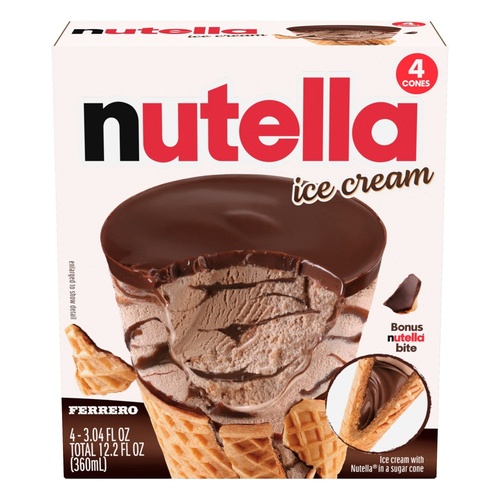NUTELLA ICE CREAM                        4 COUNT