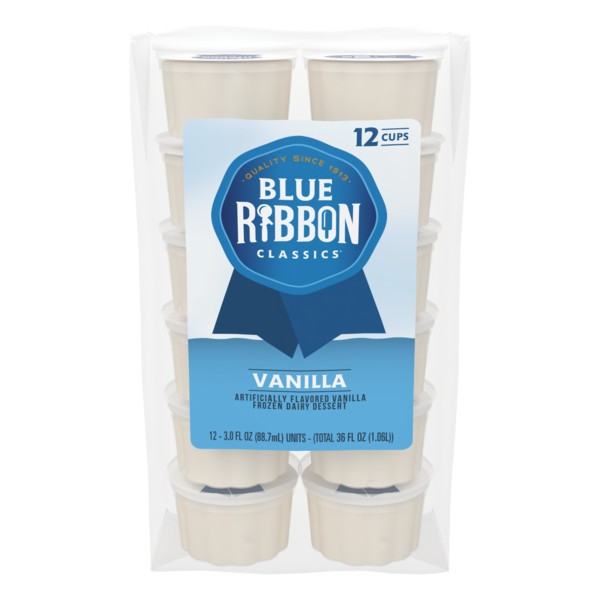 VANILLA CUPS                             12 COUNT