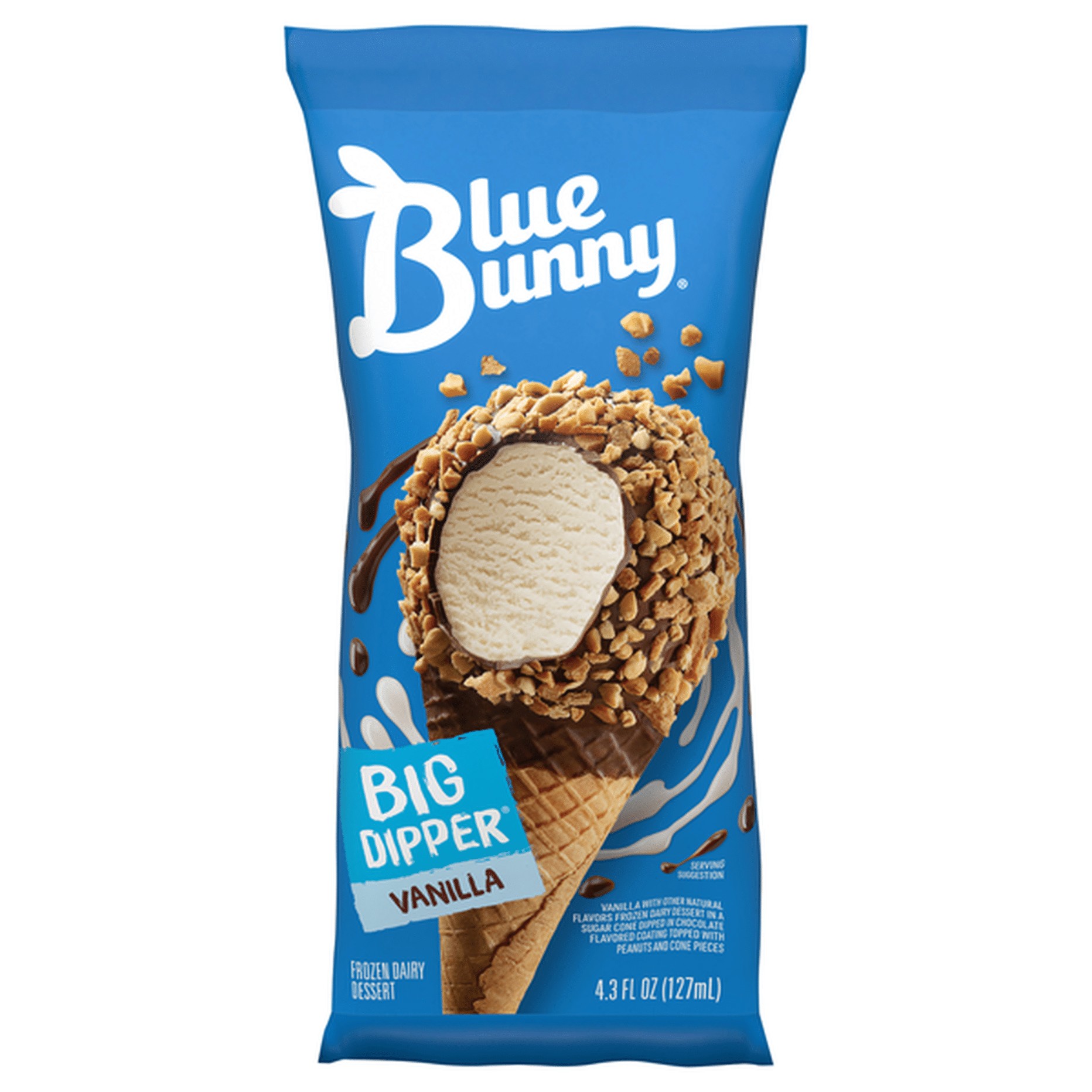 Blue Bunny Big Dipper Vanilla 4.3 OZ