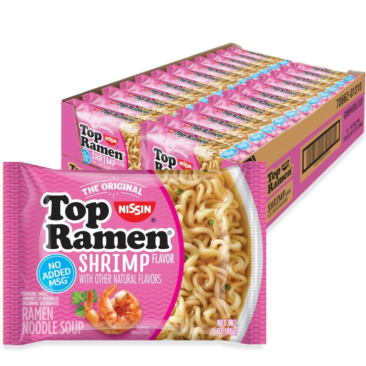 TOP RAMEN SHRIMP FLAVOR NOODLES 30 OZ