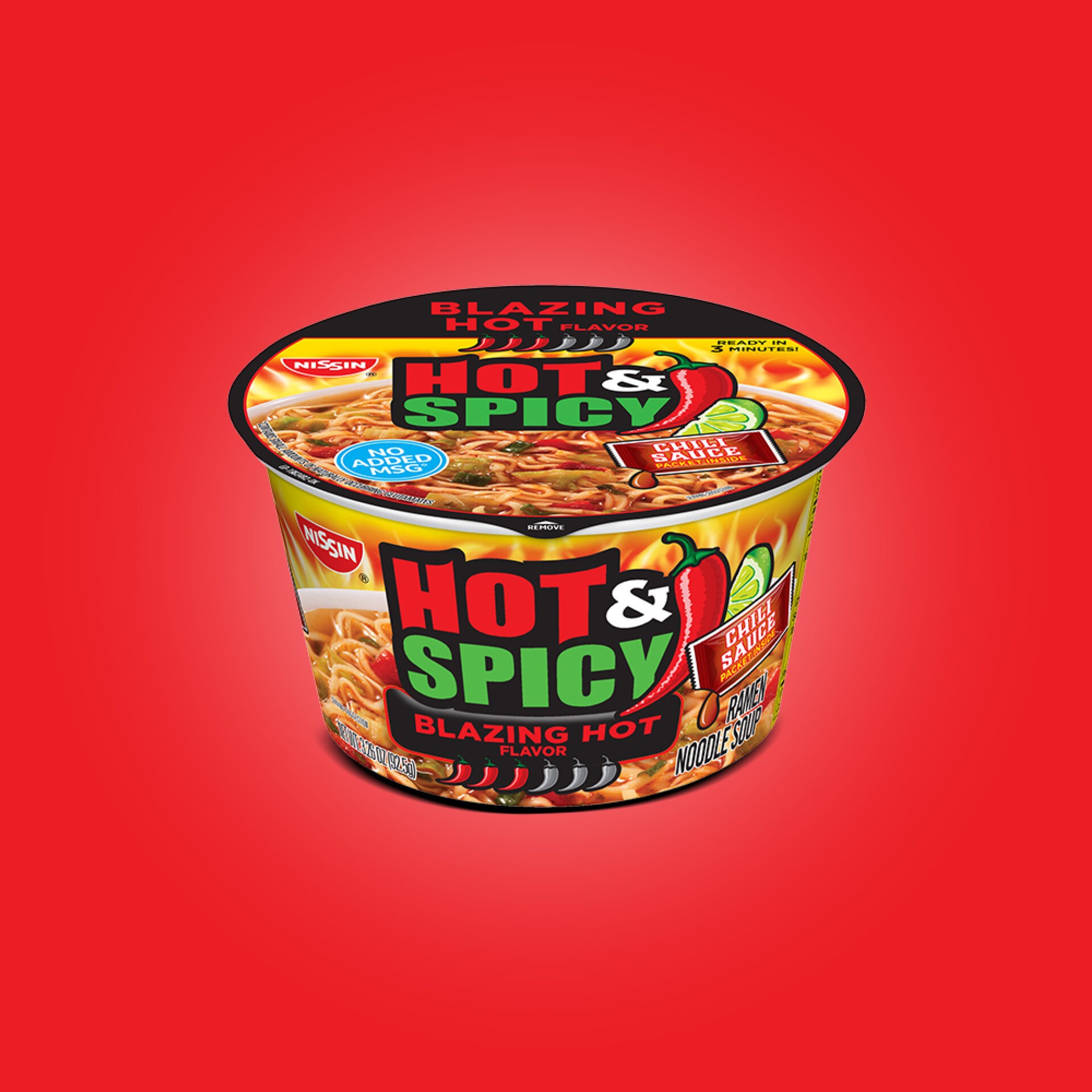 NISSAN, HOT & SPICY NOODLES  3 OZ