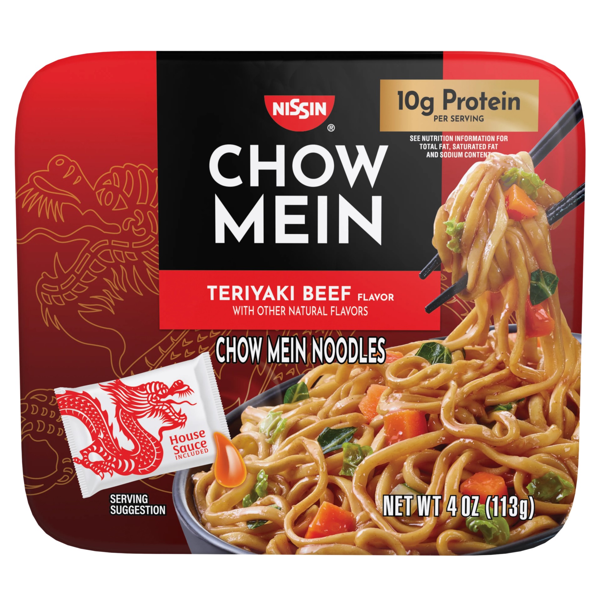 Chow Mein Teriyaki Beef 4 OZ