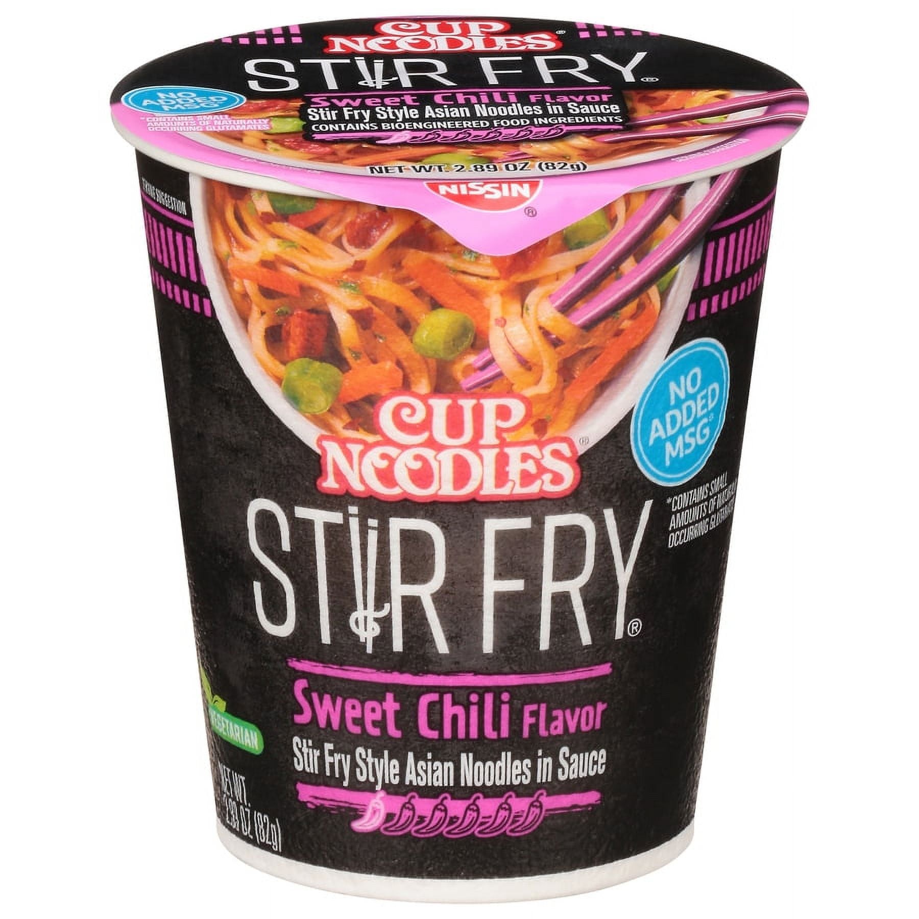 Nissin Cup Noodles Stir Fry Sweet Chili 2.93 OZ