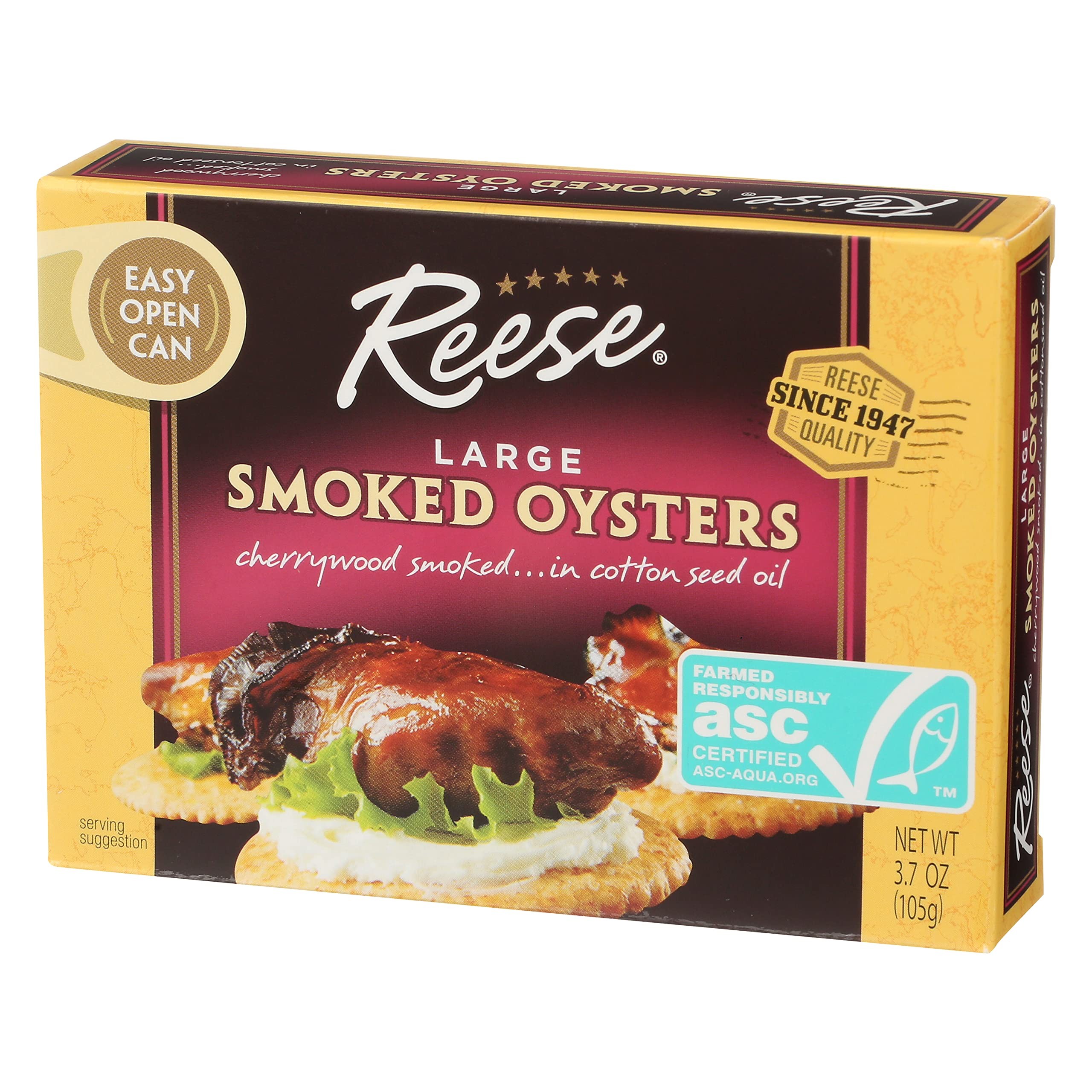 REESE PT/SMK OYSTERS 3.7 OZ