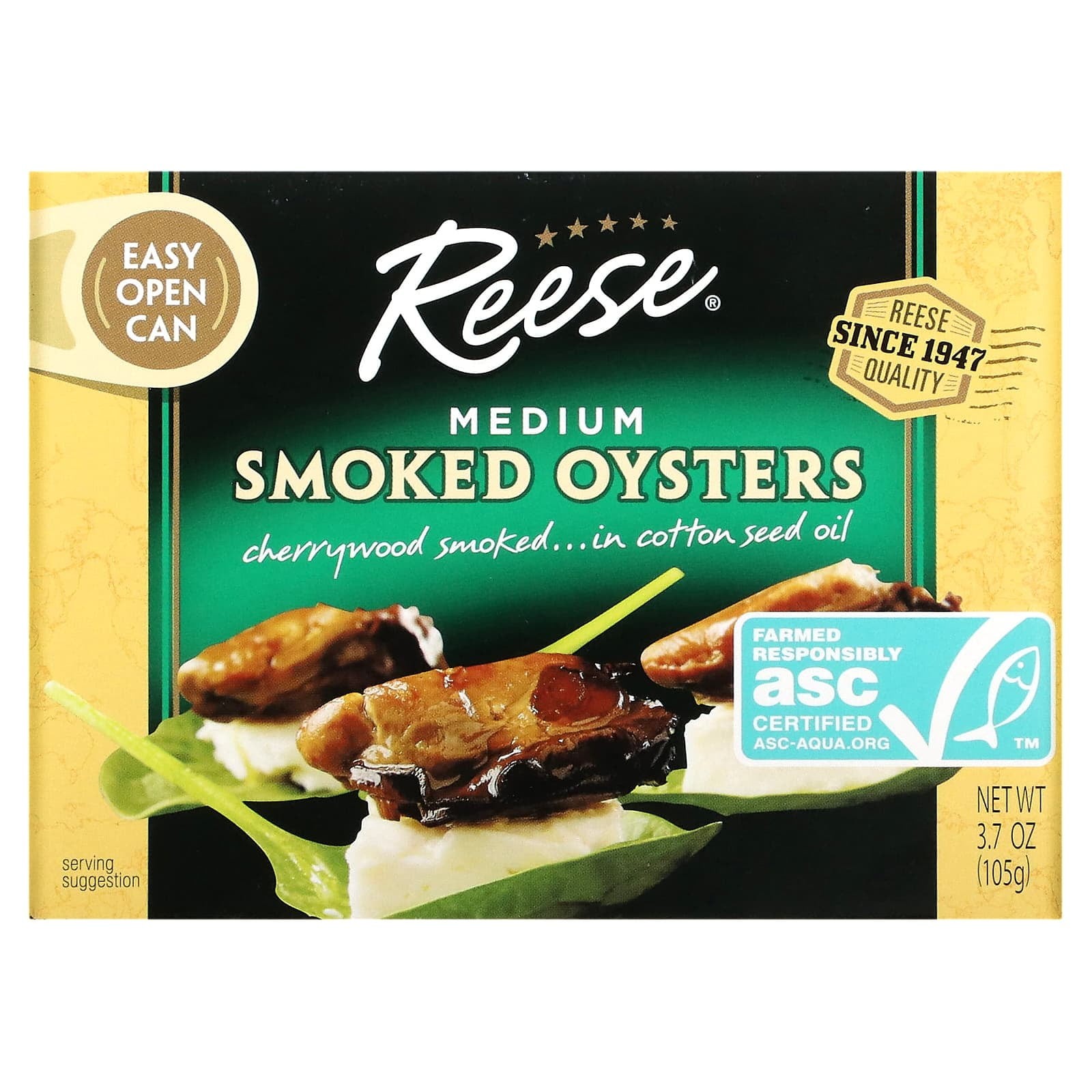 REESE MD/SMK OYSTERS 3.7 OZ