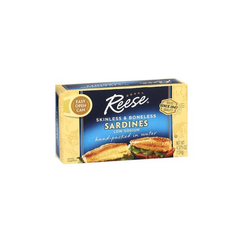 REESE SKINLESS&BONELESS SARDINES OL 4.37 OZ
