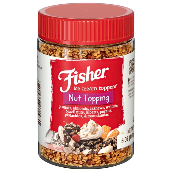 FISHER NUT TOPPING 5 OZ