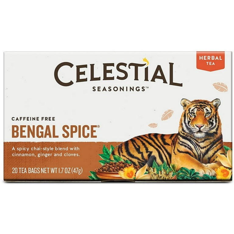 Celestial Seasonings Natural Herb Tea Bengal Spice 20 EACH