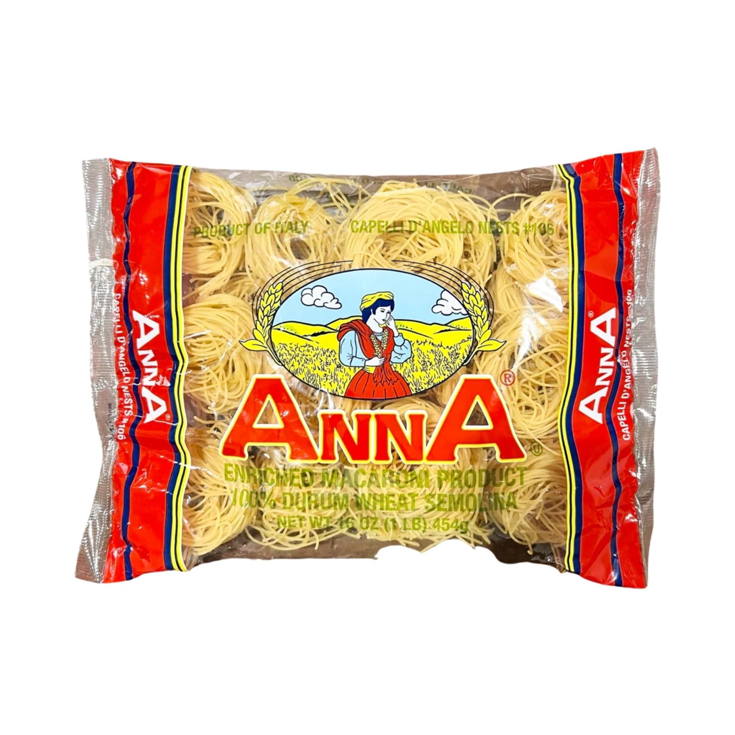 ANNA CAPELLI DANGELO NESTS # 106 MACARONI 1 LBS