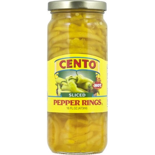 CENTO SLICED PEPPER 16 OZ