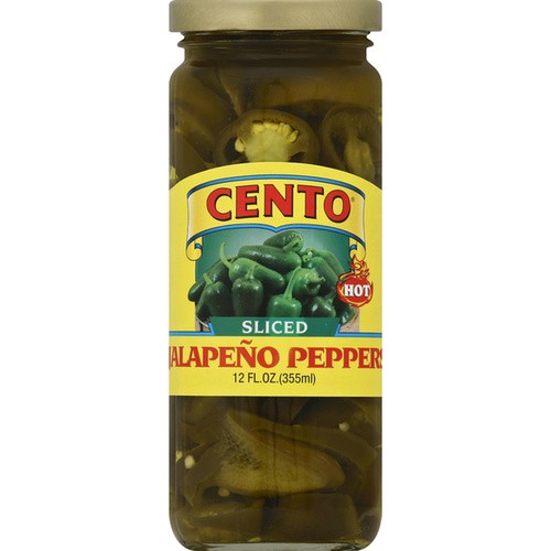CENTO SLCD JALAPENO PEPPERS 12 OZ