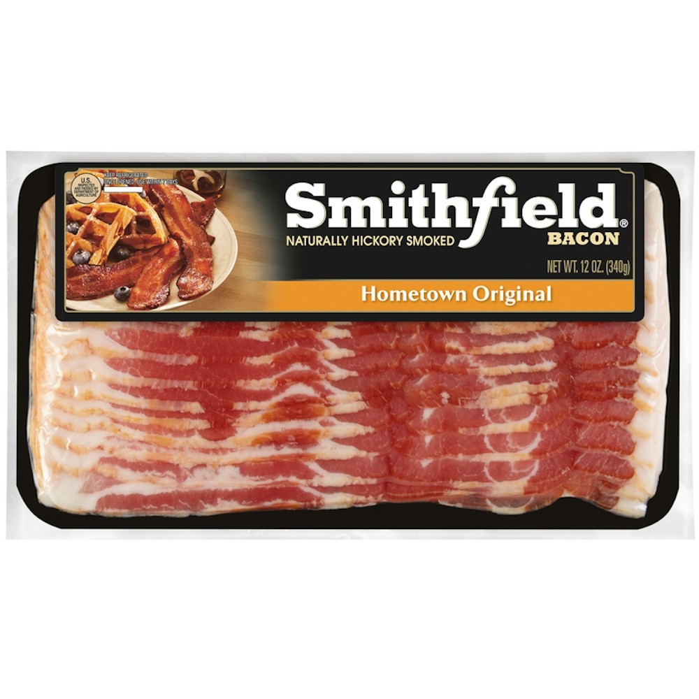 SMITHFIELD HOMETOWN ORIGINAL BACON 12 OZ