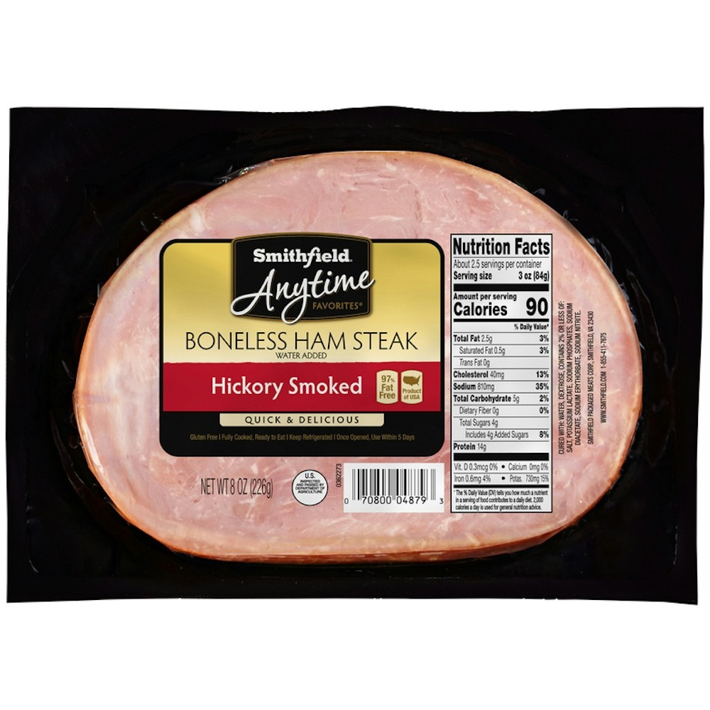SMITHFIELD BONLESS HCK HAM ST            8 OZ