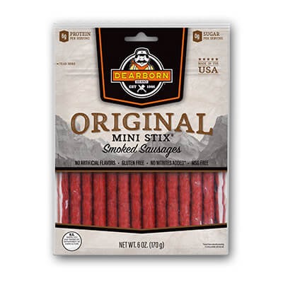 DEARBORN SAUSAGE ORG STIX MINI 1 PACK